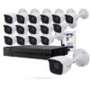 Kit Taller 16 cámaras CCTV Hikvision 5 MP