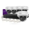 Kit videovigilancia IP PoE 5 cámaras Hikvision