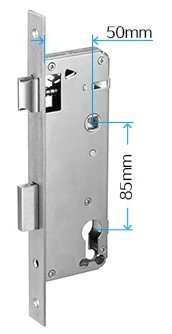 Manilla inteligente ELVIA E1 para mortaja 50x85 mm