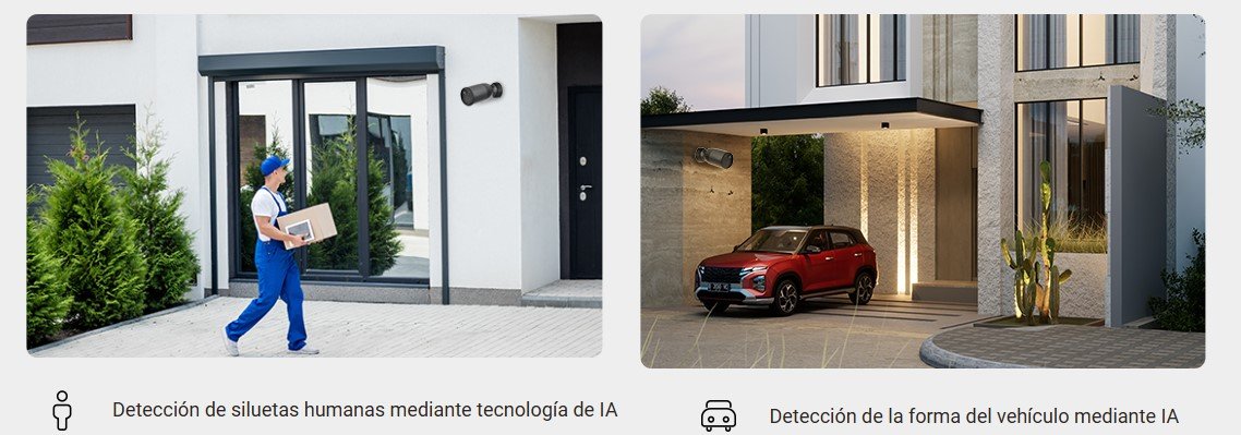 Detección de personas y vehículos de la EZVIZ BC1C 4K