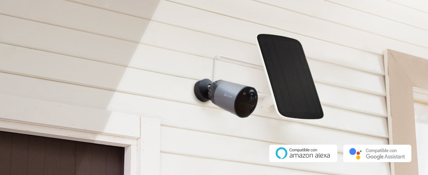 EZVIZ BC1C 4K compatible con Alexa y Google Assistant
