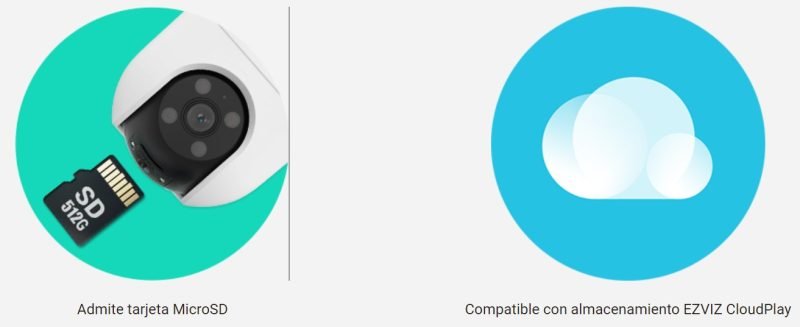 Cámara 4G EZVIZ EB8 con dos opciones de grabación