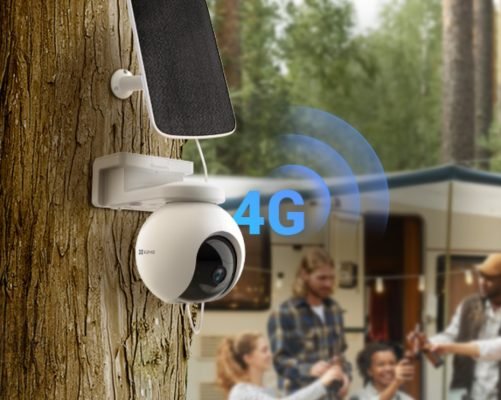 Cámara 4G EZVIZ EB8 para casa de campo sin luz ni internet