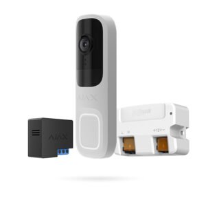Pack Videoportero Ajax Doorbell con Relé para Abrir la Puerta desde la App